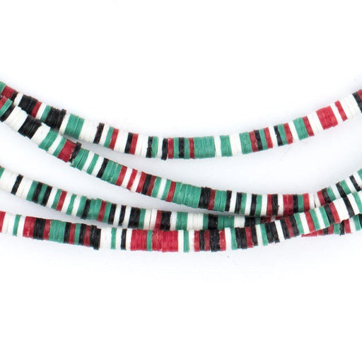 Christmas Medley Phono Record Vinyl Beads (3mm) - The Bead Chest