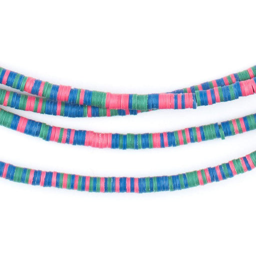 Bubble Gum Medley Phono Record Vinyl Beads (3mm) - The Bead Chest