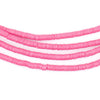Pink Phono Record Vinyl Beads (3mm)