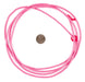 Pink Phono Record Vinyl Beads (3mm) - The Bead Chest