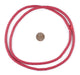 Red Vinyl Phono Record Beads (5mm) - The Bead Chest