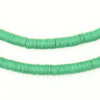 Green Vinyl Phono Record Beads (5mm)