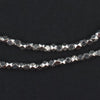 Shiny Silver Faceted Diamond Cut Beads (3mm)