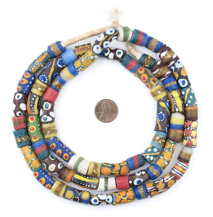 Cuentas Africanas de Vidrio Reciclado o Krobo Beads - Copenta
