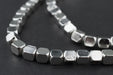 Silver Cube Beads (5mm) - The Bead Chest