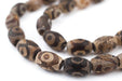Mini-Oval Tibetan Agate Beads (12x8mm) - The Bead Chest