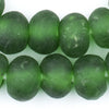 Jumbo Green Recycled Glass Beads (23mm)