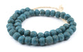 Vintage-Style Serpentine Recycled Glass Beads (13mm) - The Bead Chest