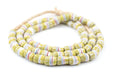 Light Green Strawstack Sandcast Beads - The Bead Chest