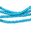 Light Teal Ghana Glass Beads (4mm)