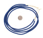 Navy Blue Ghana Glass Beads (4mm) - The Bead Chest
