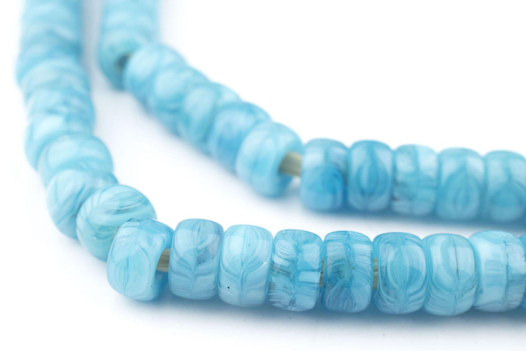 Sky Blue Kakamba Prosser Beads - The Bead Chest
