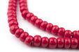 Red Ghana Glass Beads (7mm) - The Bead Chest