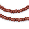 Brown Ghana Glass Beads (7mm)
