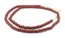 Brown Ghana Glass Beads (7mm) - The Bead Chest