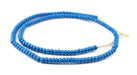 Teal Blue Ghana Glass Beads (7mm) - The Bead Chest