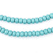 Turquoise Green Ghana Glass Beads (7mm) - The Bead Chest