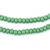 Green Ghana Glass Beads (7mm)