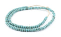 Vintage Turquoise Blue Glass Beads (6mm) - The Bead Chest