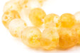 Speckled Orange Recycled Glass Beads (14mm) - The Bead Chest
