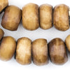 Kenya Light Brown Bone Beads (Large)