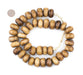 Kenya Light Brown Bone Beads (Large) - The Bead Chest