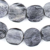 Dark Grey Bone Beads (Circular)