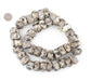 Grey Bone Beads (Faceted) - The Bead Chest