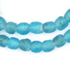 Turquoise Recycled Glass Beads (9mm)