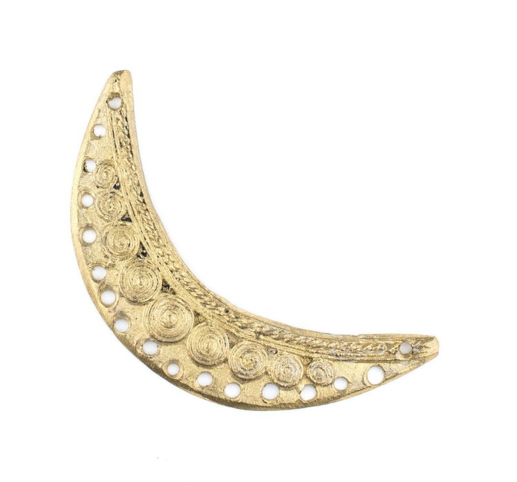Mini Brass Collar Ghana Brass Pendant - The Bead Chest