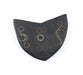 Inlaid Ebony Tuareg Shield Pendant - The Bead Chest