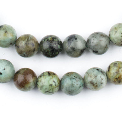 Round African Turquoise Beads (8mm) - The Bead Chest