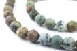 Round Matte African Turquoise Beads (8mm) - The Bead Chest