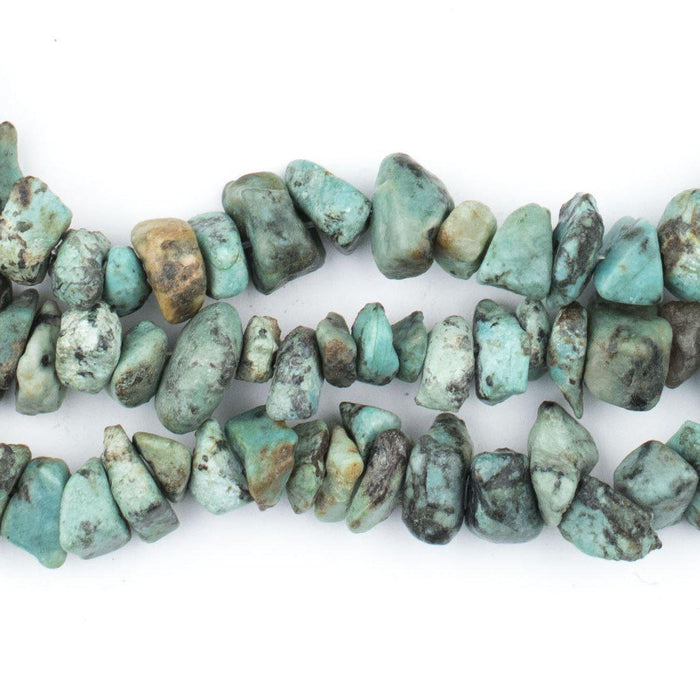 African Turquoise Chip Beads (Long Strand) - The Bead Chest
