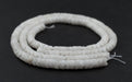 White Stone Interlocking Snake Beads (8mm) - The Bead Chest