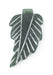 Afghani Green Serpentine Leaf Pendant - The Bead Chest