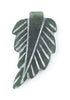 Afghan Green Serpentine Leaf Pendant
