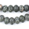 Green Rondelle Frog Jasper Beads (10x14mm)