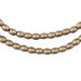 Smooth Oval Antiqued Brass Beads (4mm) - The Bead Chest