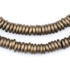 Smoooth Antiqued Brass Heishi Beads (6mm)