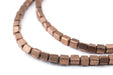 Antiqued Copper Cube Beads (4mm) - The Bead Chest