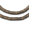 Antiqued Brass Snake Disk Beads (5mm)