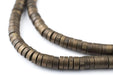 Antiqued Brass Snake Disk Beads (5mm) - The Bead Chest