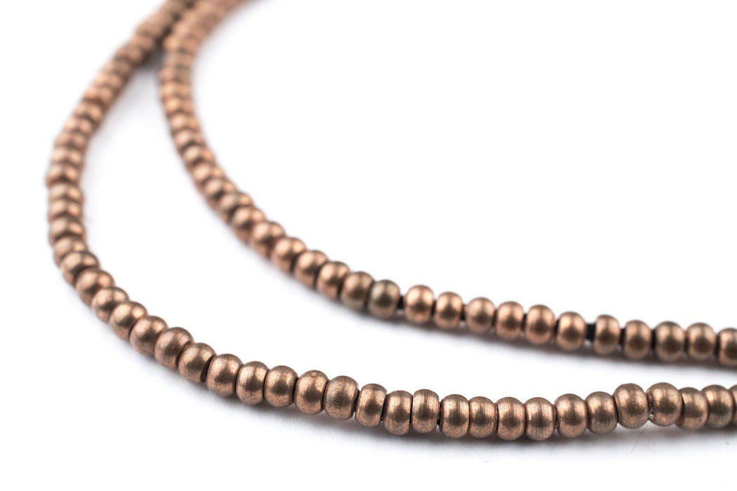 Antiqued Copper Seed Beads (3mm) - The Bead Chest