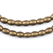 Smooth Oval Antiqued Brass Beads (6mm) - The Bead Chest