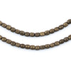 Rounded Rectangle Antiqued Brass Beads (3x2.5mm)