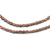 Rounded Rectangle Antiqued Copper Beads (3x2.5mm)