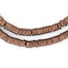 Antiqued Copper Snake Disk Beads (5mm)