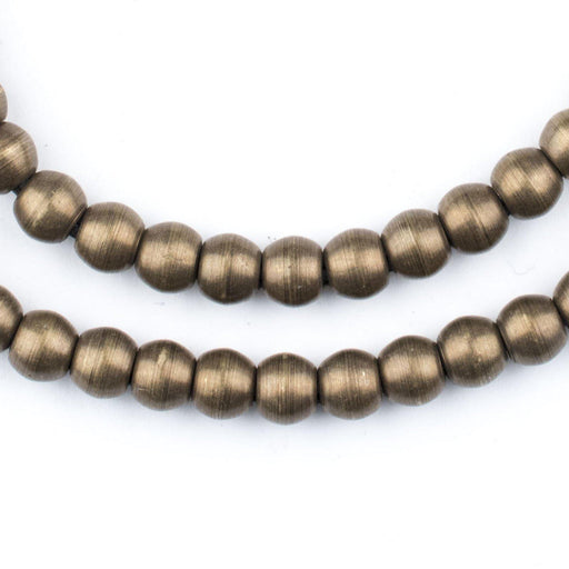 Antiqued Brass Sphere Beads (6mm) - The Bead Chest