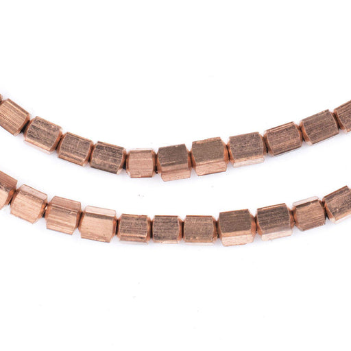 Copper Cube Beads (4mm) - The Bead Chest